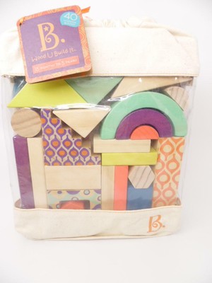 b toys wooden blocks